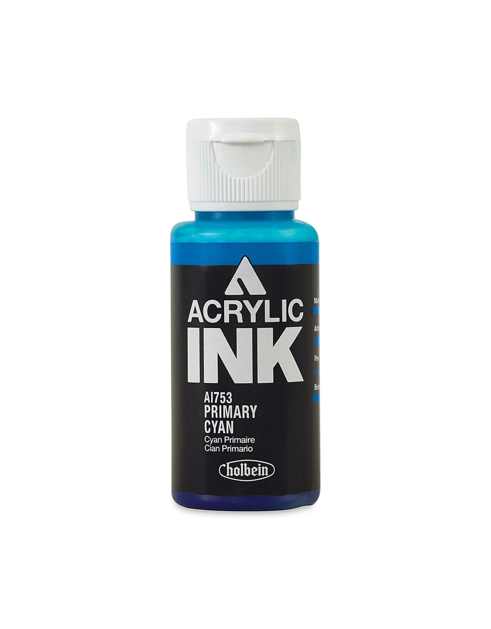 CLEARANCE Holbein Acrylic Ink, Primary Cyan, 30ml