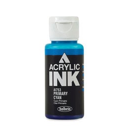 CLEARANCE Holbein Acrylic Ink, Primary Cyan, 30ml