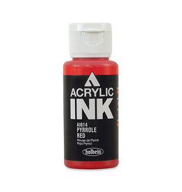 CLEARANCE Holbein Acrylic Ink, Pyrrole Red, 30ml