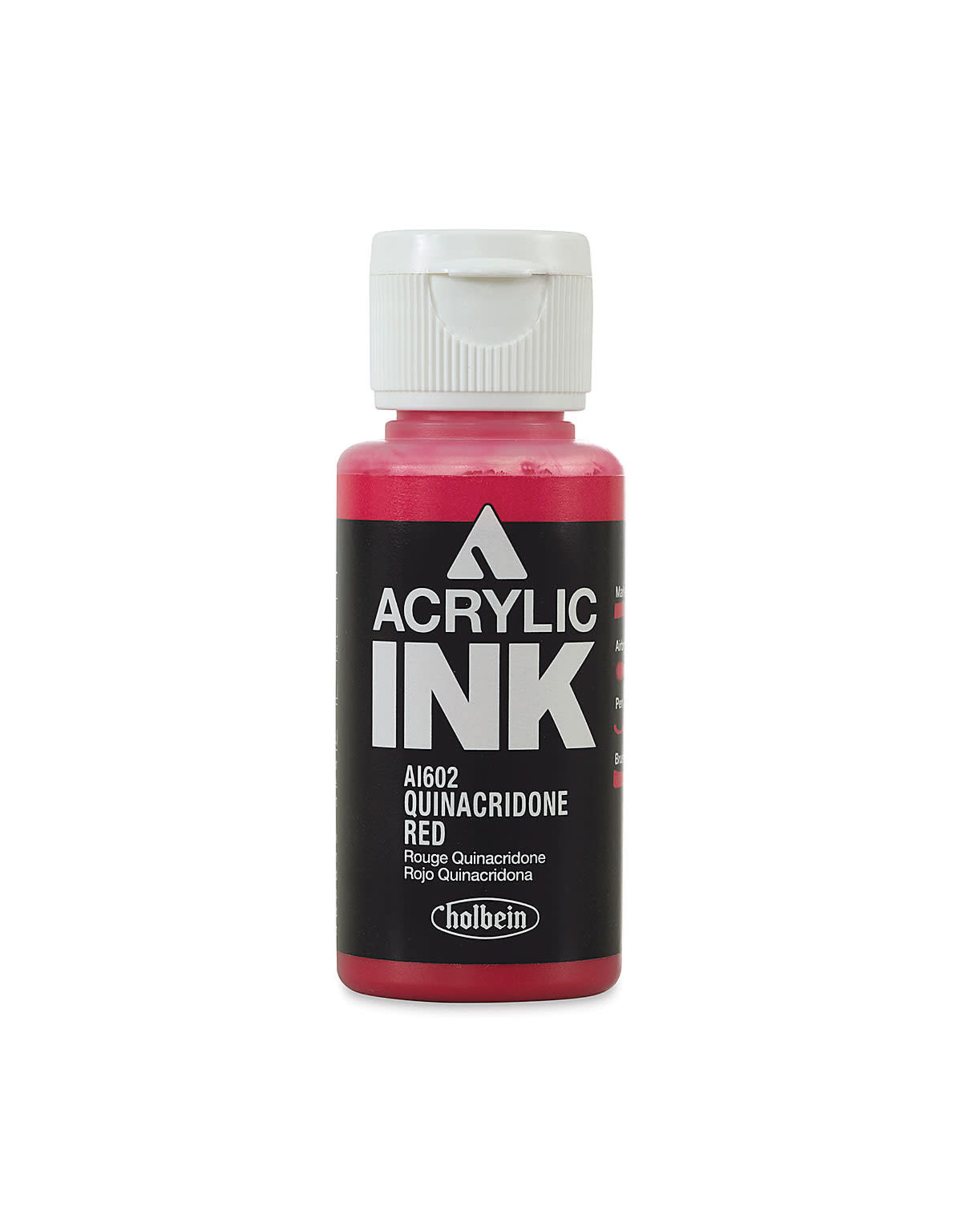 CLEARANCE Holbein Acrylic Ink, Quinacridone Red, 30ml