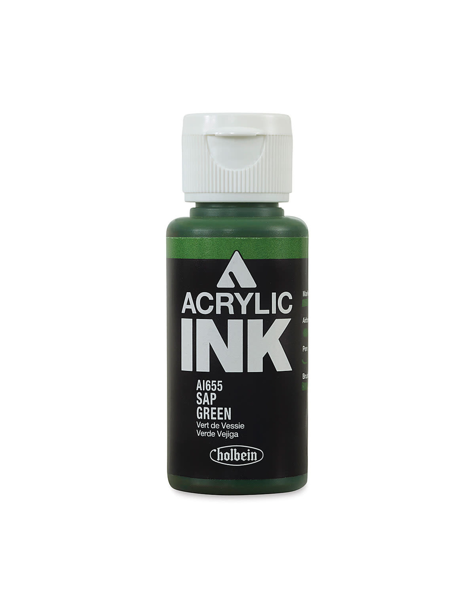 CLEARANCE Holbein Acrylic Ink, Sap Green, 30ml