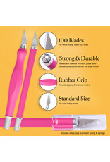 W.A. Portman Pink Precision Knife Set - 2-Piece Pink Comfort Grip