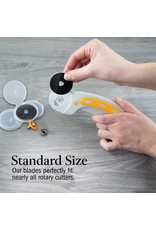 W.A. Portman WA Portman 15pc Rotary Cutter Blades 45mm – SKS-7 Steel Rotary Blades 45mm Refill for Fabric Cutting, Quilting and Sewing W.A. Portman WA Portman 15pc Rotary Cutter Blades 45mm – SKS-7 Steel Rotary Blades 45mm Refill for Fabric Cutting, Quilting and Sewing