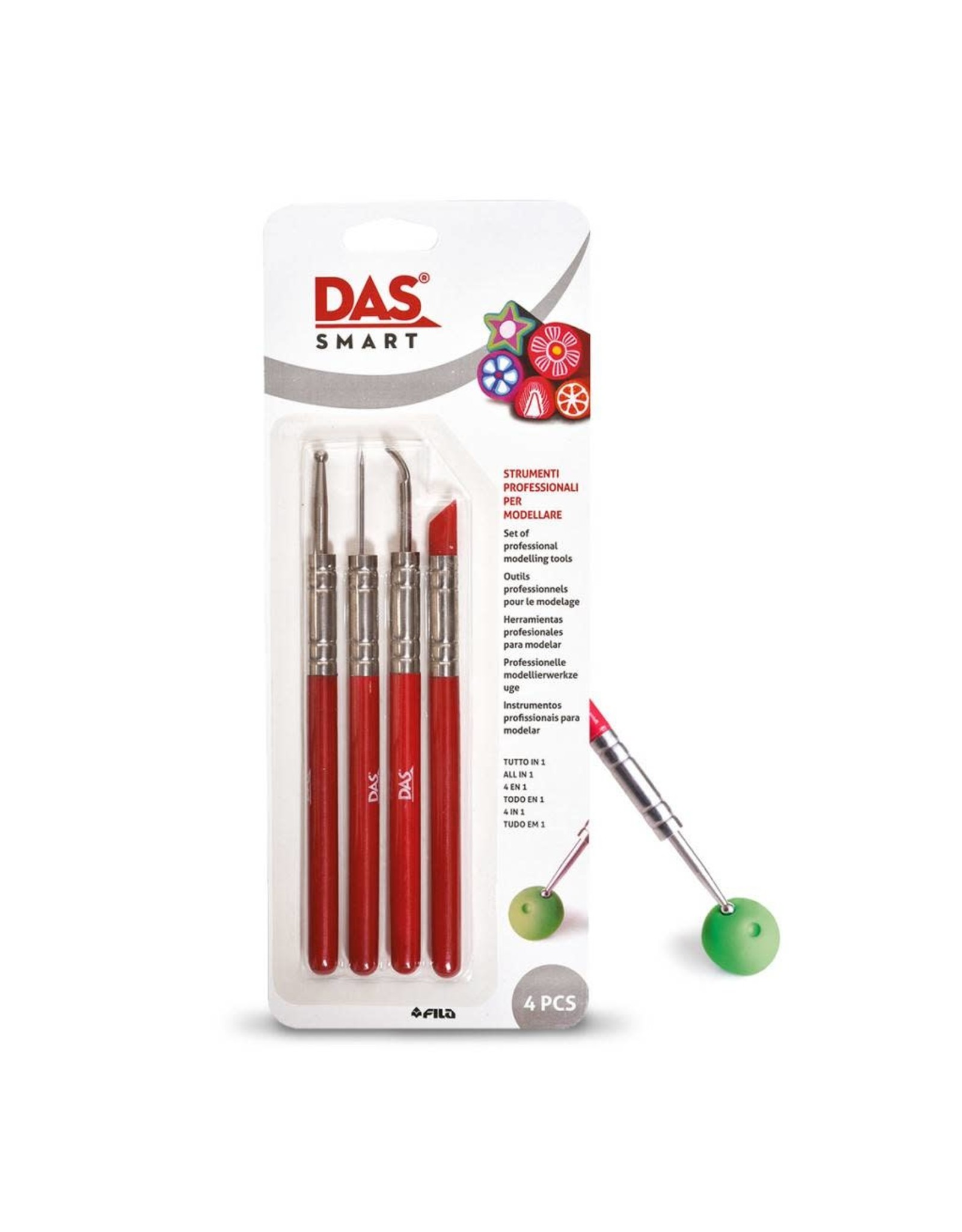DAS DAS Smart Professional Clay Tools, Set of 4