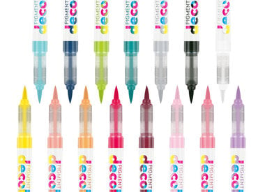 Karin Pigment Decobrush Markers - Pastel Colours