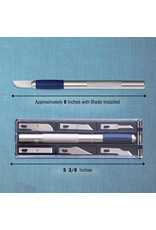 W.A. Portman WA Portman 7pc Hobby Knife Set - 1pc High-Grade Precision Knife with 6 Assorted Carbon Steel Hobby Blades W.A. Portman WA Portman 7pc Hobby Knife Set - 1pc High-Grade Precision Knife with 6 Assorted Carbon Steel Hobby Blades
