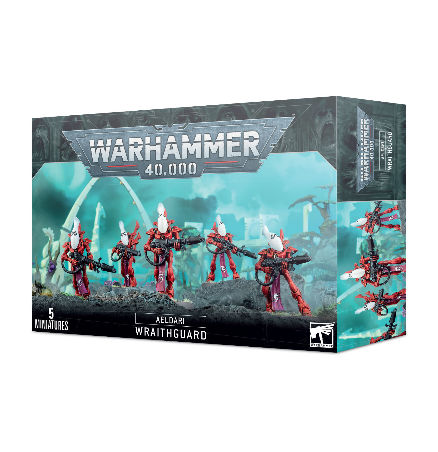 Wraithguard + Wraithlord Warhammer 40k – Eldar Craftworlds, Dipinti A Mano, Assembly Completo
