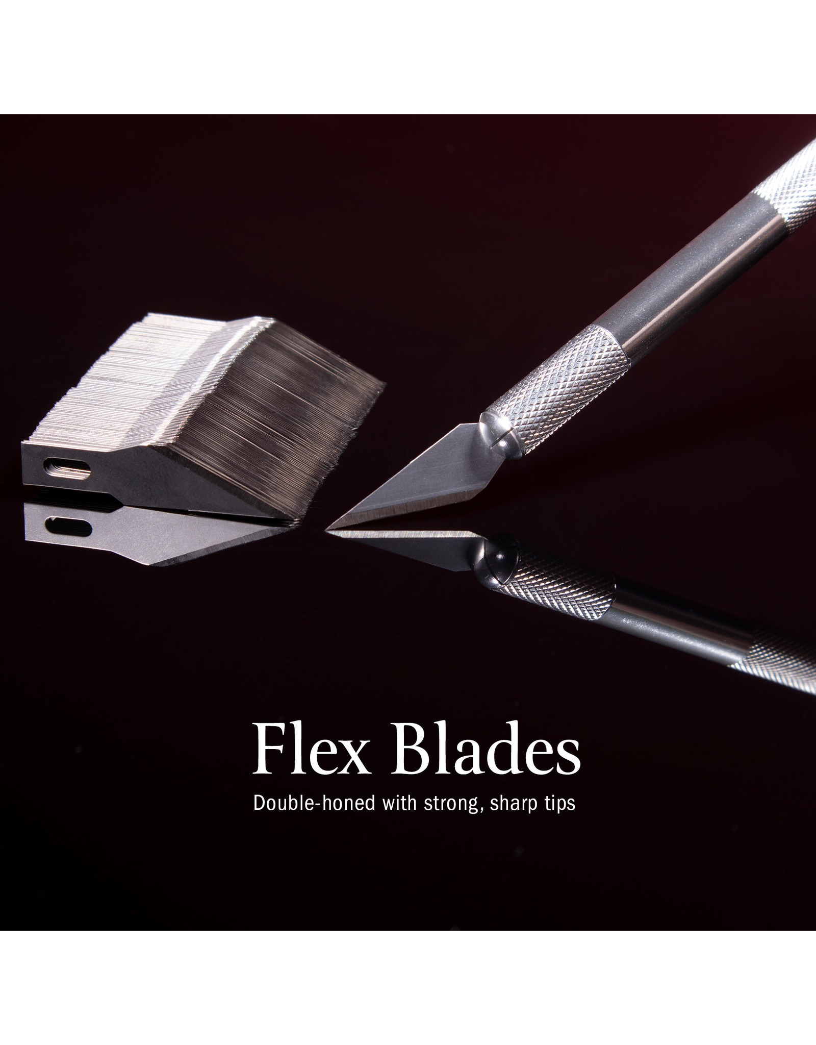 W.A. Portman WA Portman #11 Hobby Knife Blades – 100pc High-Grade SK5 Carbon Steel, Ultra-Sharp Craft Blades for Precision Cutting