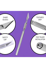 W.A. Portman WA Portman Hobby Knife Set - 2pc High-Grade Craft Knife Set with #11 50pc Extra Premium Steel Hobby Blades W.A. Portman WA Portman Hobby Knife Set - 2pc High-Grade Craft Knife Set with #11 50pc Extra Premium Steel Hobby Blades