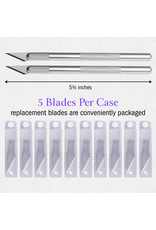 W.A. Portman WA Portman Hobby Knife Set - 2pc High-Grade Craft Knife Set with #11 50pc Extra Premium Steel Hobby Blades W.A. Portman WA Portman Hobby Knife Set - 2pc High-Grade Craft Knife Set with #11 50pc Extra Premium Steel Hobby Blades