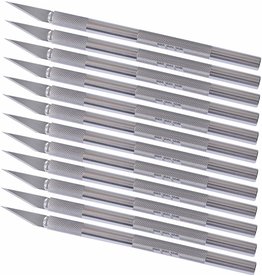 W.A. Portman WA Portman Hobby Knife Set - 12pc High-Grade Craft Knife Set with #11 Premium Steel Hobby Blades