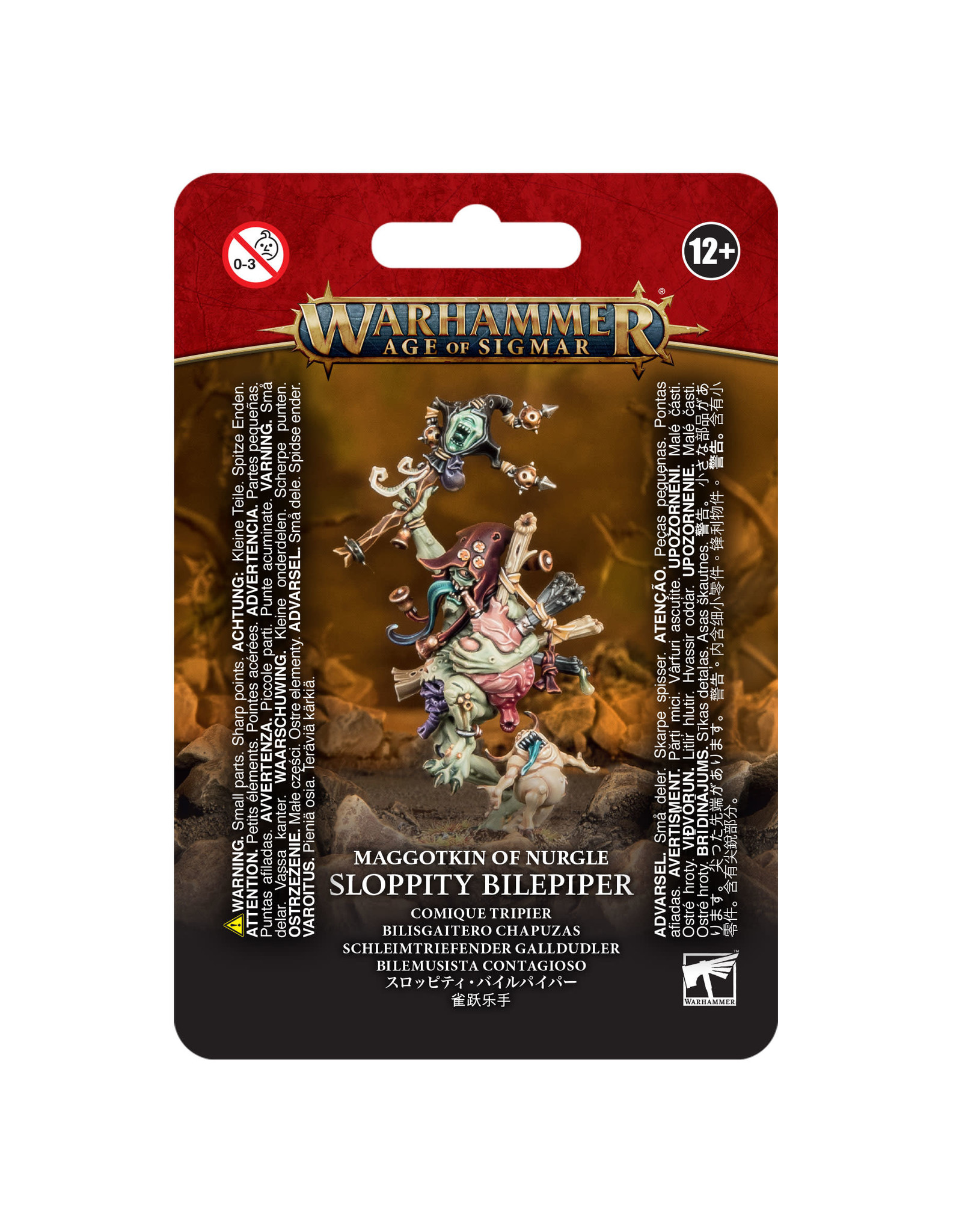 Games Workshop Maggotkin of Nurgle / Chaos Daemons  Sloppity Bilepiper