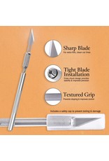 W.A. Portman WA Portman Hobby Knife Set - 12pc High-Grade Craft Knife Set with #11 100pc Extra Premium Steel Hobby Blades W.A. Portman WA Portman Hobby Knife Set - 12pc High-Grade Craft Knife Set with #11 100pc Extra Premium Steel Hobby Blades