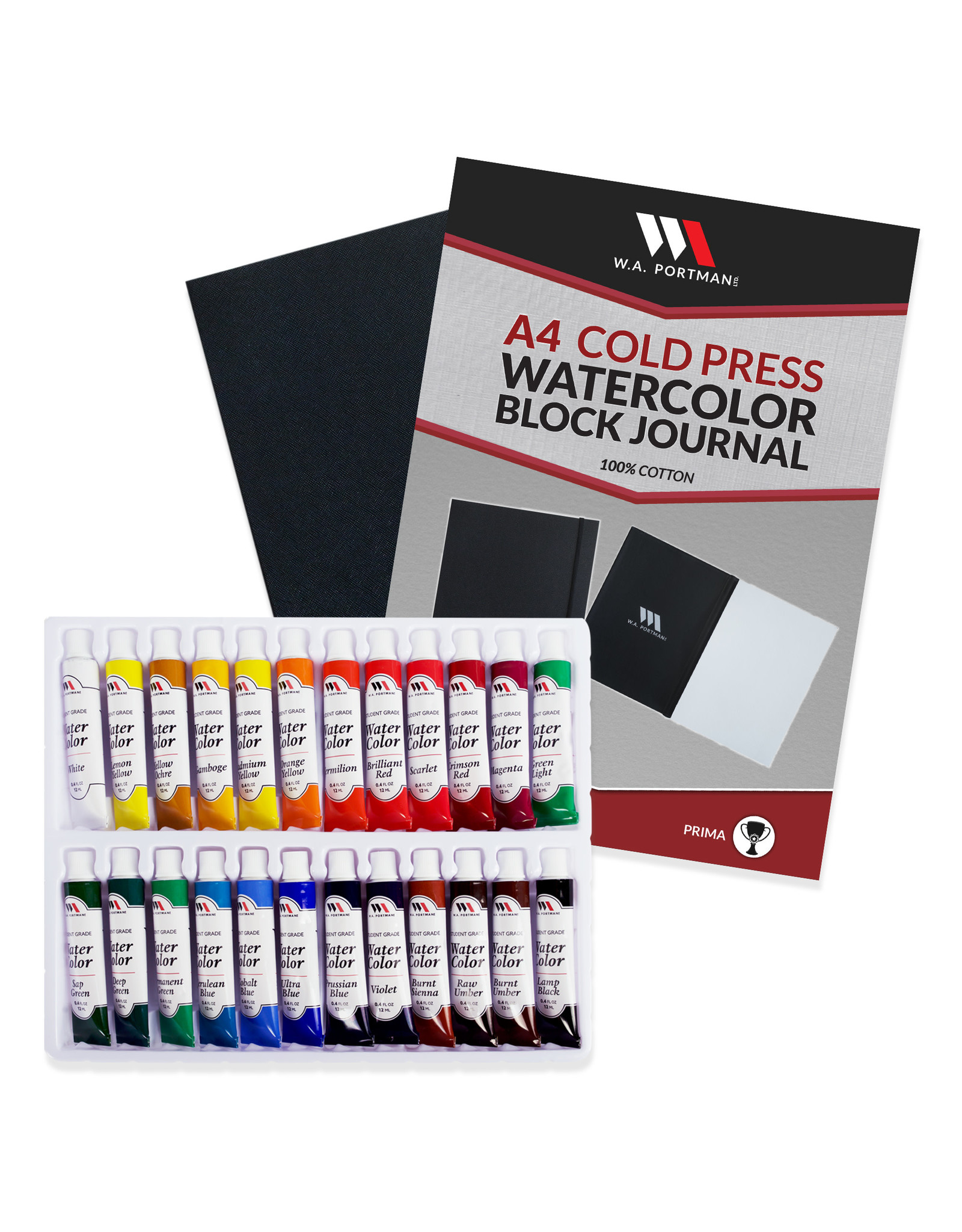 WA Portman A4 Cold Press Professional Watercolor Block Journal - The Art  Store/Commercial Art Supply