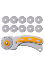 W.A. Portman WA Portman Fabric Cutter Wheel - 45mm Rotary Cutter for Fabric with Safety Lock & 10 Extra Rotary Blades W.A. Portman WA Portman Fabric Cutter Wheel - 45mm Rotary Cutter for Fabric with Safety Lock & 10 Extra Rotary Blades