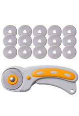 W.A. Portman WA Portman Fabric Cutter Wheel - 45mm Rotary Cutter for Fabric with Safety Lock & 15 Extra Rotary Blades W.A. Portman WA Portman Fabric Cutter Wheel - 45mm Rotary Cutter for Fabric with Safety Lock & 15 Extra Rotary Blades