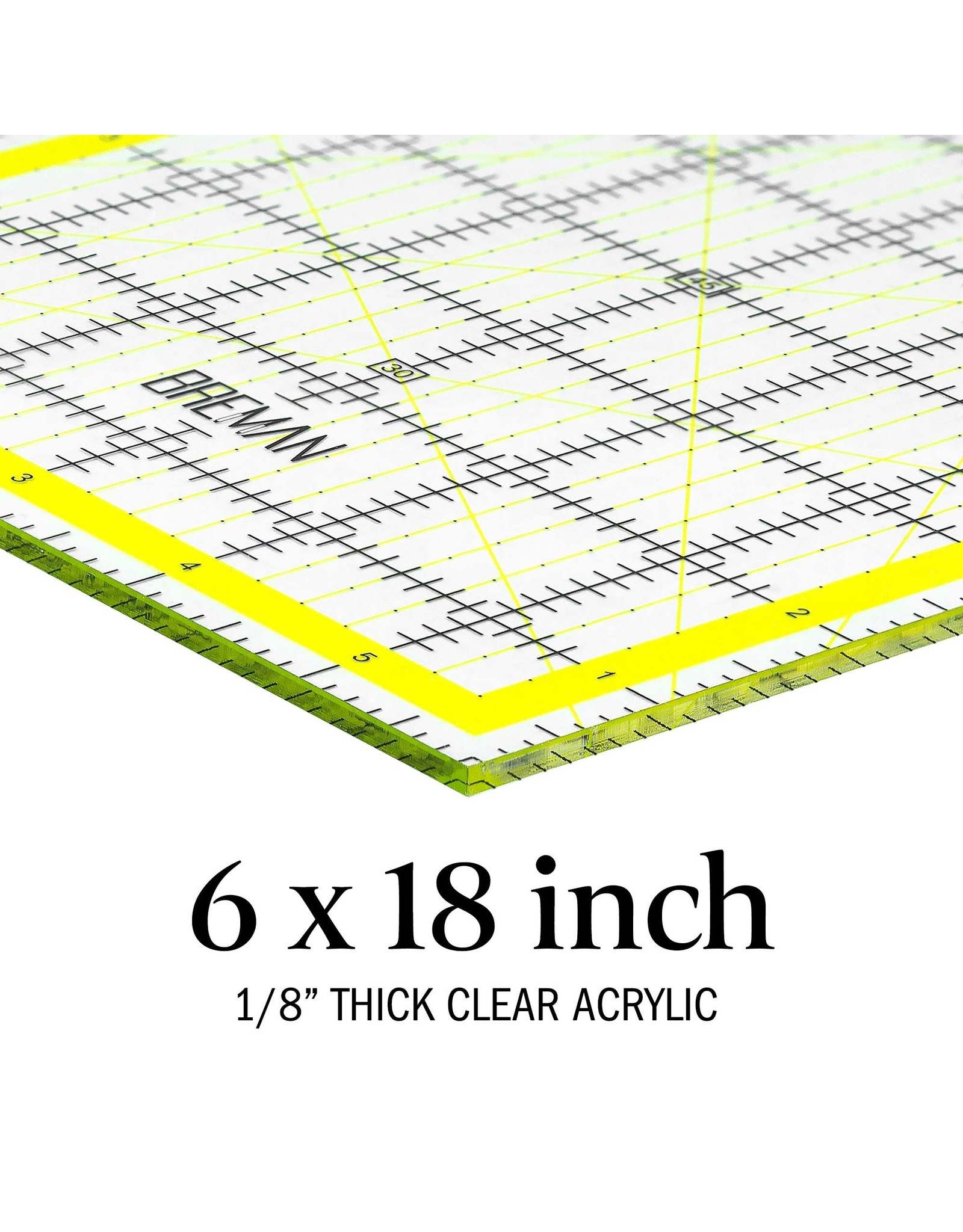 WA Portman 6x18 Quilting Ruler & Rotary Cutter Set The Art Store