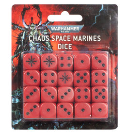 Games Workshop WARHAMMER 40K CHAOS SPACE MARINE DICE LIMTED