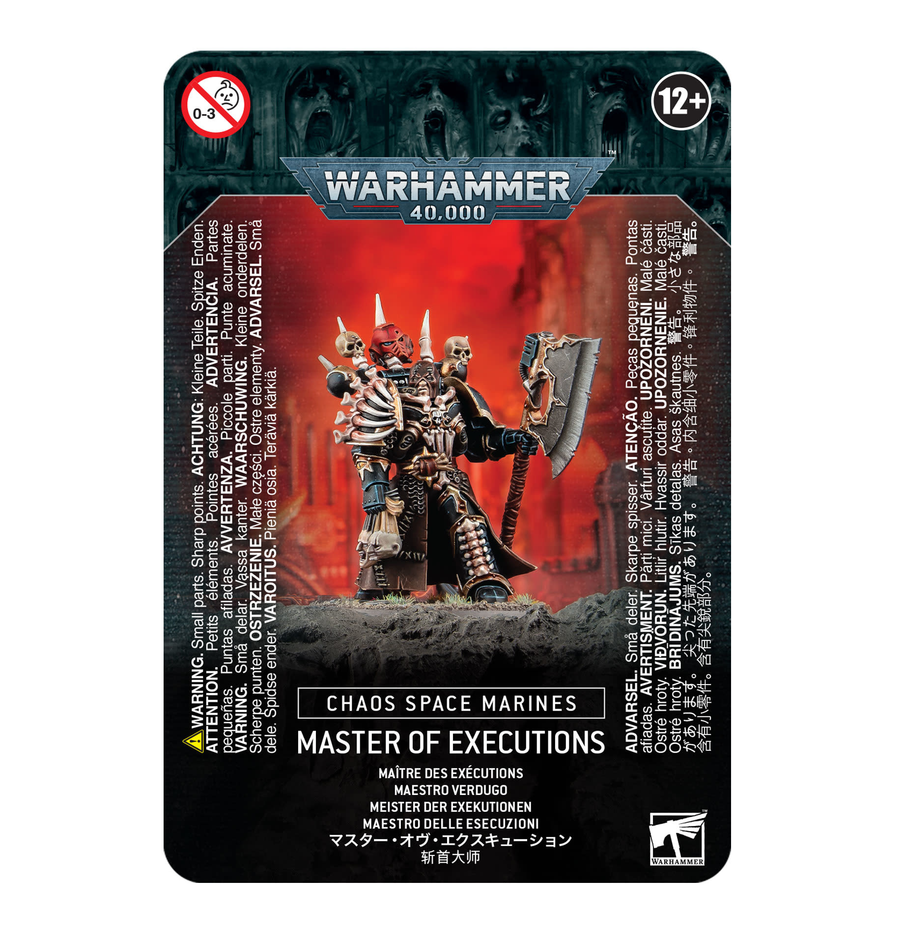 Lot Warhammer 40K Chaos Space Marines - Fabius - Apostle