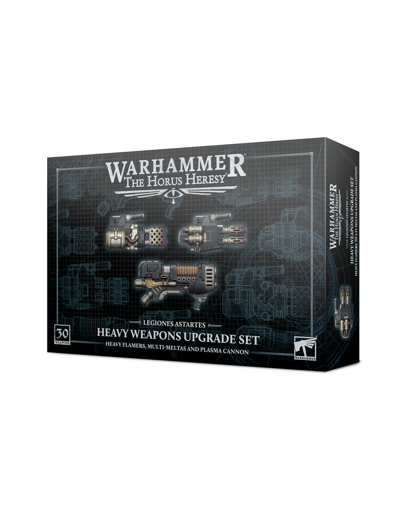 Games Workshop Legiones Astartes Heavy Weapons Upgrade Set Heavy Flamers, Multi-Meltas, and Plasma Cannon