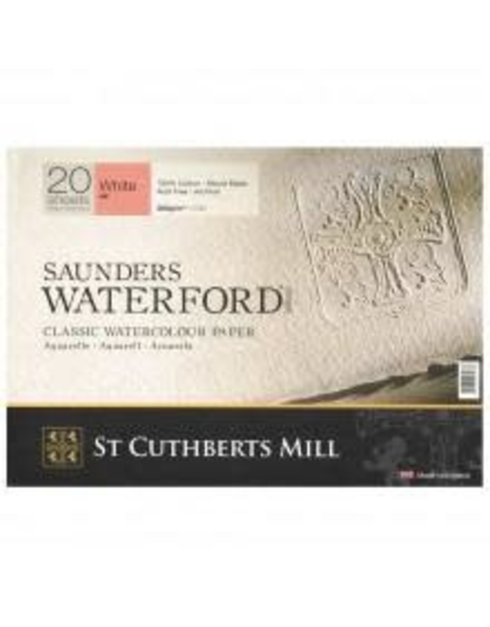 St.Cuthberts Saunders Waterford Hot-Press Block, 14” x 10”