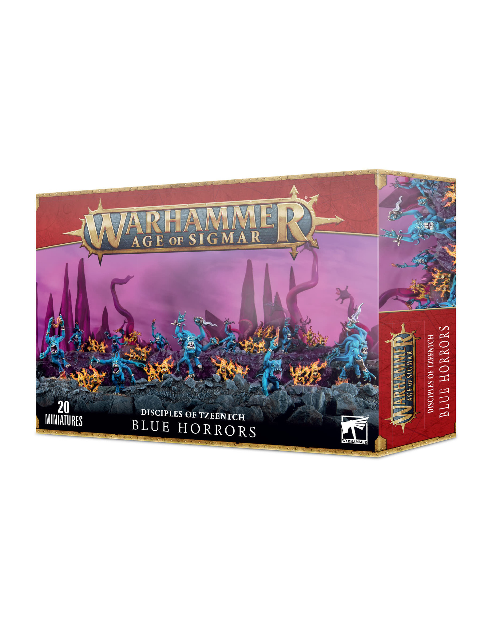 Games Workshop Disciples of Tzeentch / Chaos Daemons / Thousand Sons Blue Horrors and Brimstone Horrors