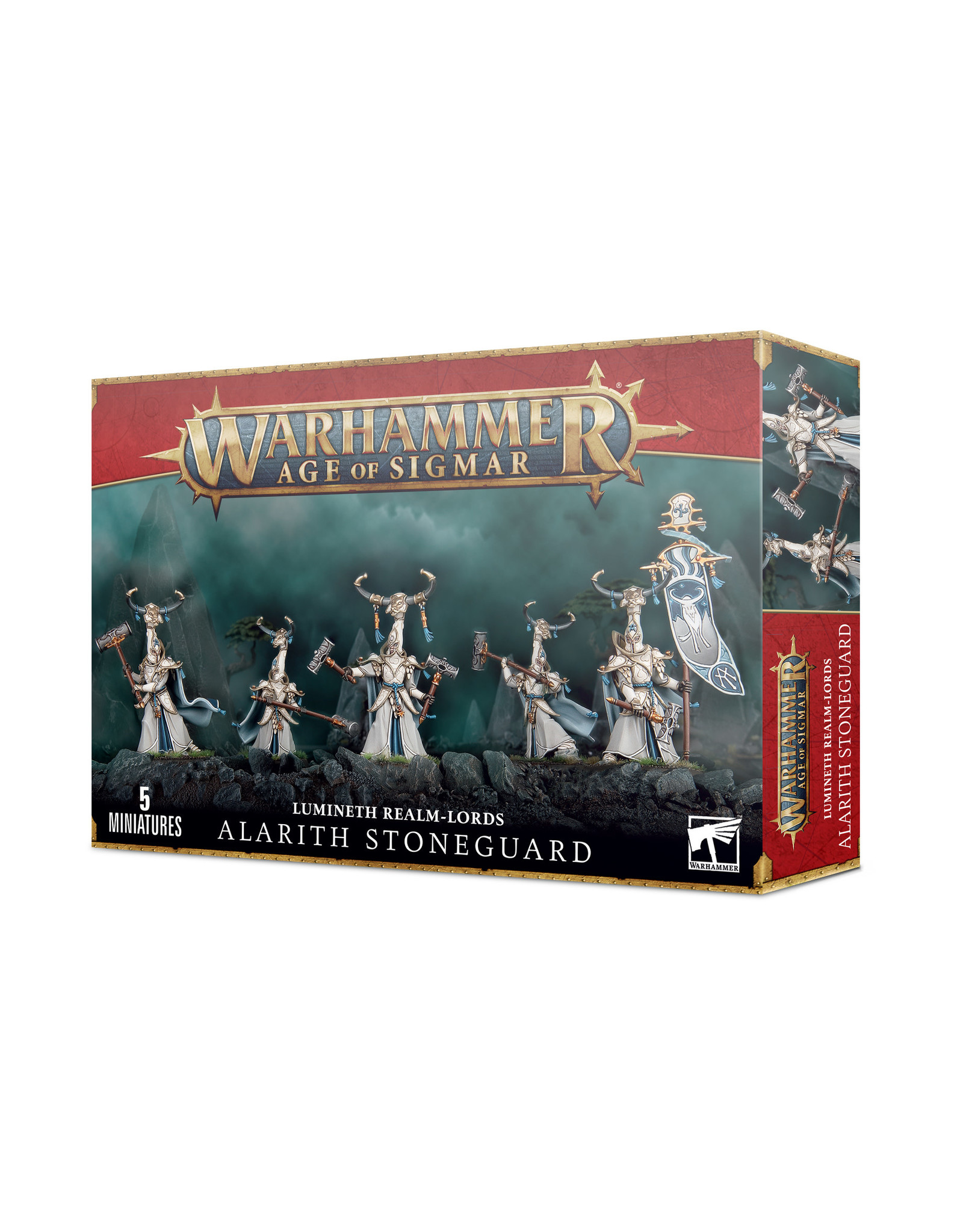 Games Workshop Lumineth Realm-lords Alarith Stoneguard