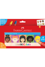 FABER-CASTELL Faber-Castell Beeswax Crayons, World Colors Set of 15