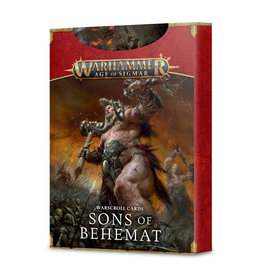 Games Workshop Warscoll Cards Sons of Behemat (Discontinued)