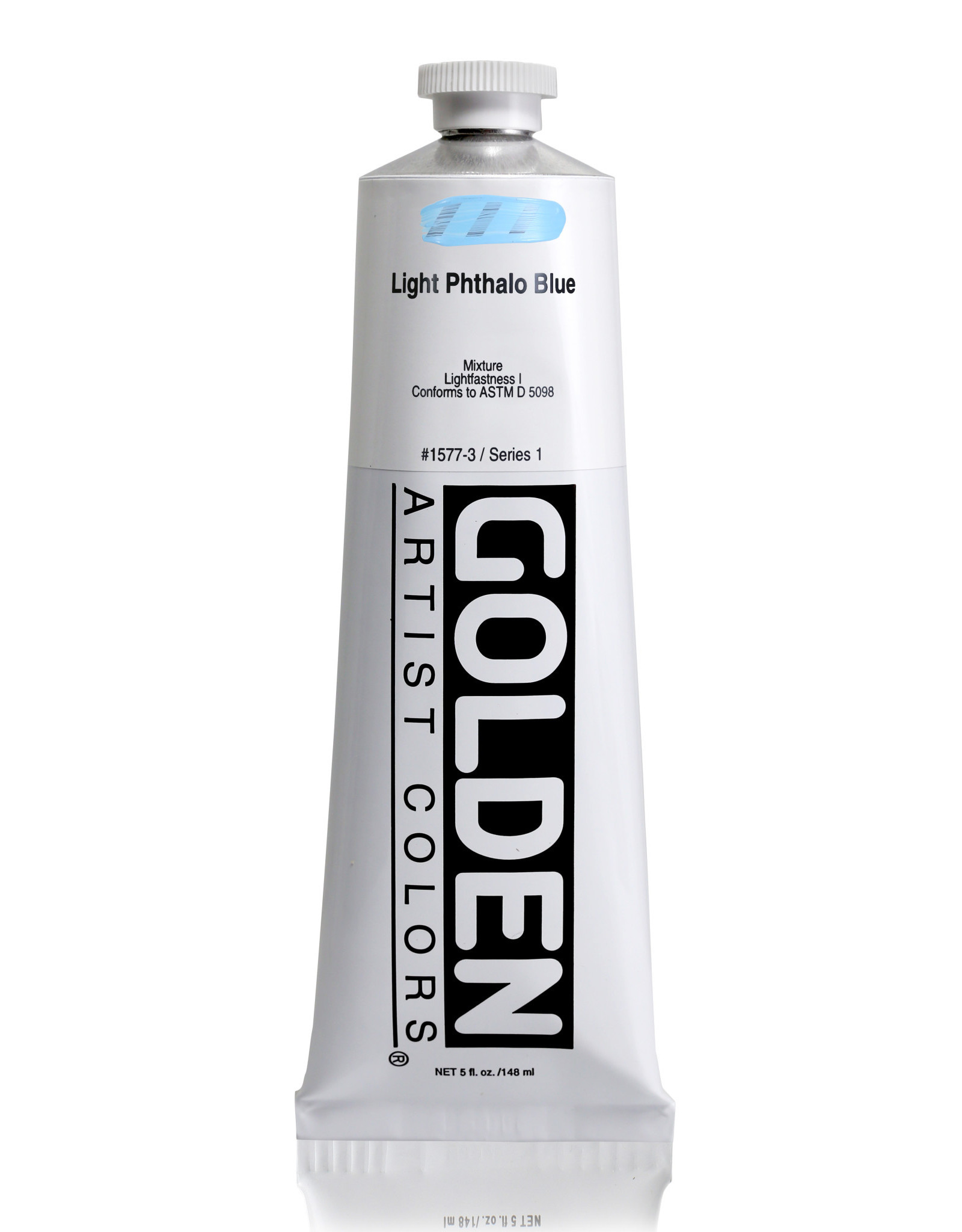 Golden Golden Heavy Body Acrylic Paint, Light Phthalo Blue, 5oz