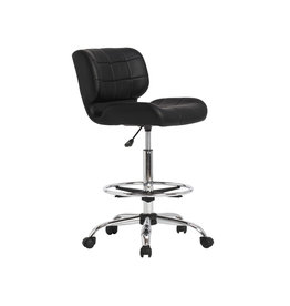 Black Crest Drafting Chair