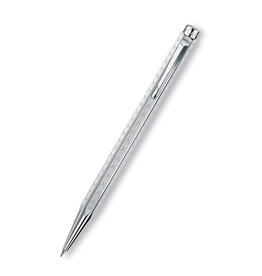Caran d'Ache Caran D'Ache Chevron Ecridor Silver Plated/Rhodium Coat 0.7mm Pencil