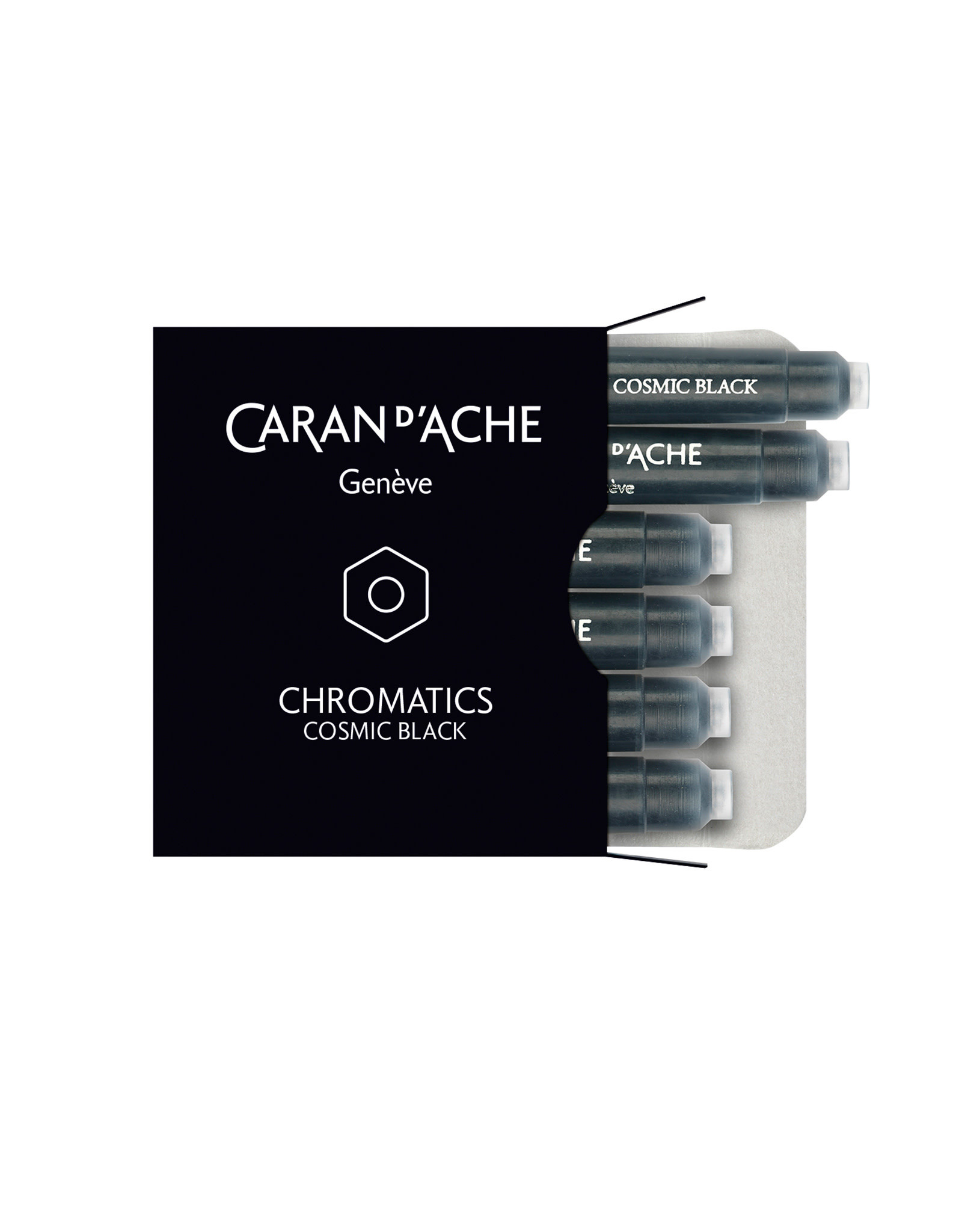 Caran d'Ache Caran D’Ache Chromatic Ink Cartridge, Cosmic Black