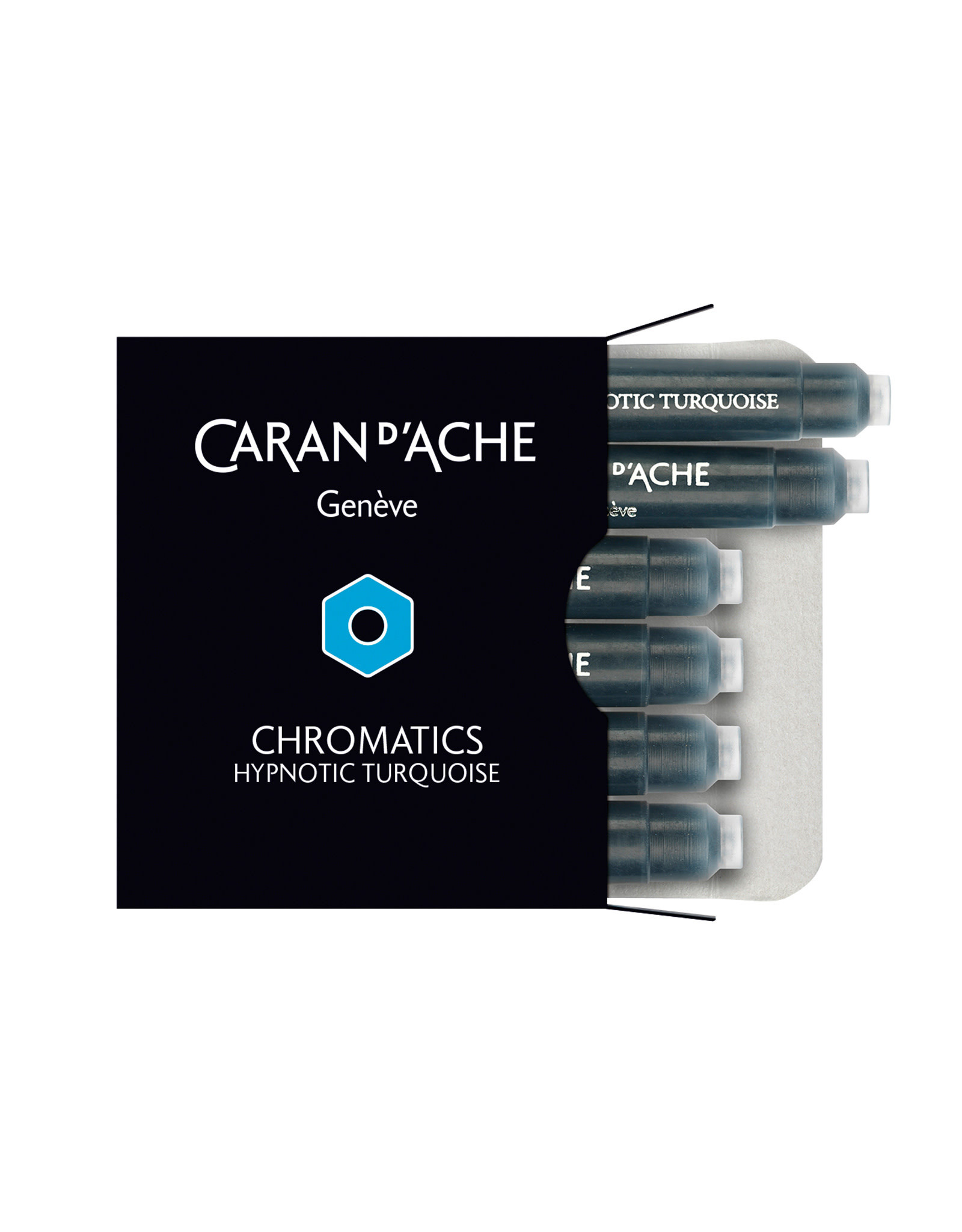 Caran d'Ache Caran D’Ache Chromatic Ink Cartridge, Hypnotic Turquoise