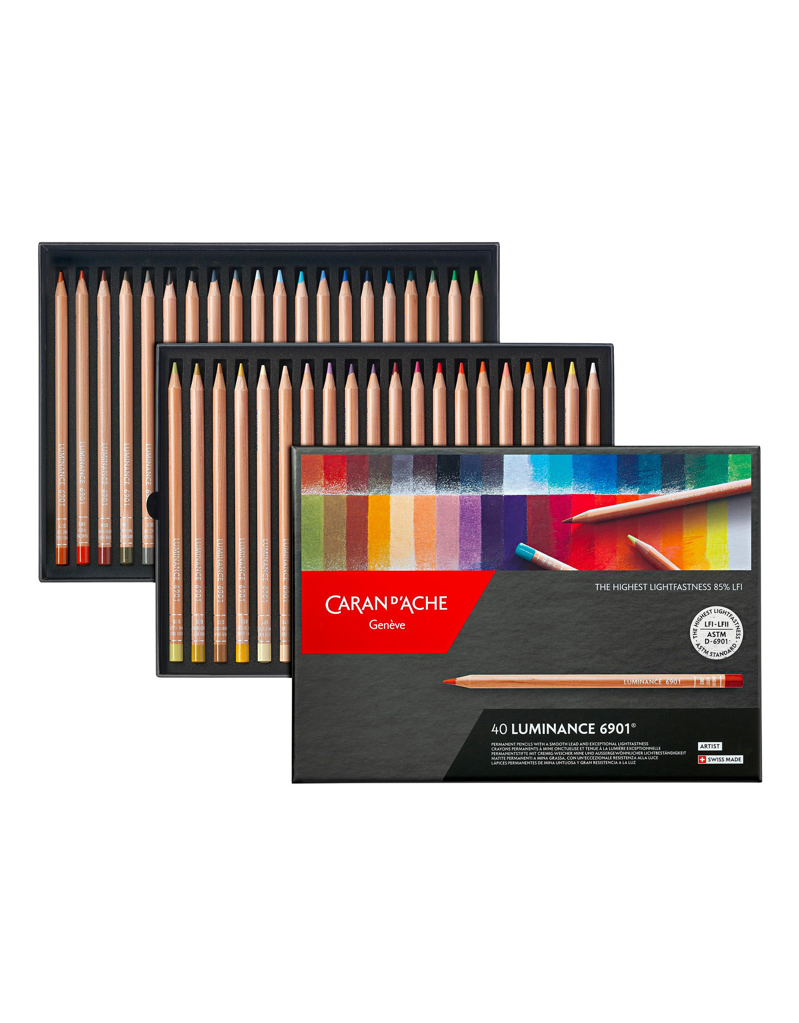 Caran d'Ache Caran D'Ache Luminance Colored Pencil Set Of 40