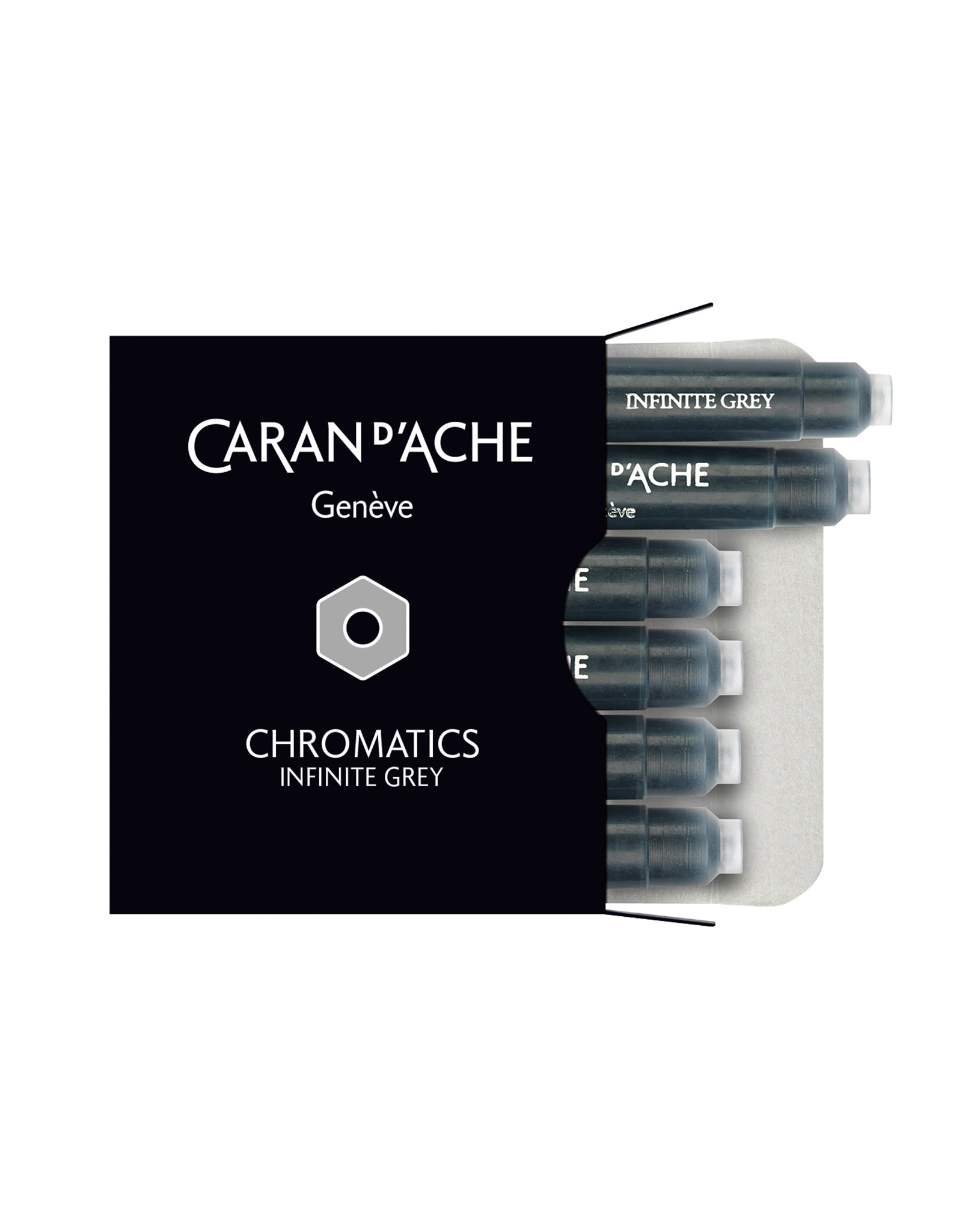 Caran d'Ache Caran D’Ache Chromatic Ink Cartridge, Infinite Grey