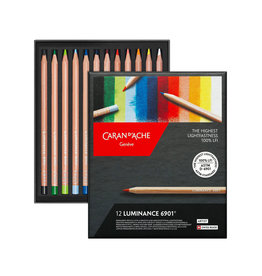 Caran d'Ache Caran D'Ache Luminance Colored Pencil Set Of 12