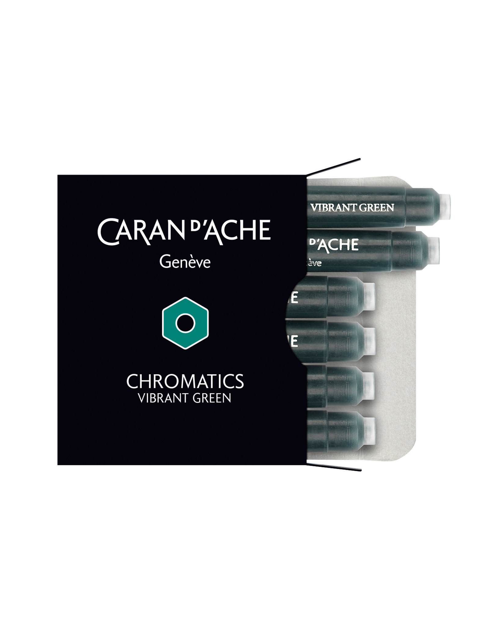 Caran d'Ache Caran D’Ache Chromatic Ink Cartridge, Vibrant Green