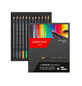 Caran d'Ache Caran D'Ache Museum Aquarelle Colored Pencils Set of 12