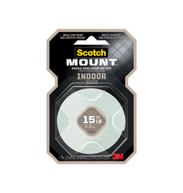 Scotch Scotch Indoor Double-Sided Mounting Tape, 1/2" x 80"