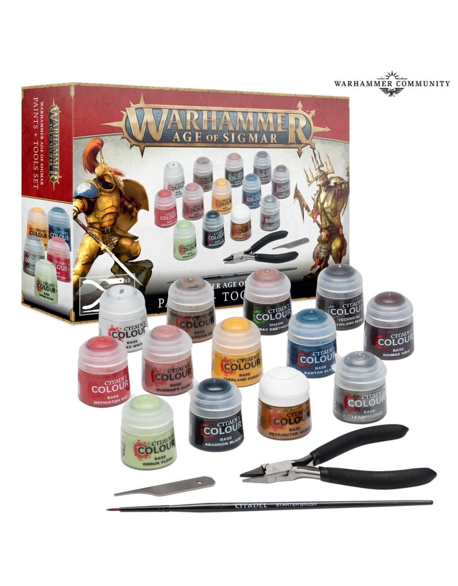 Warhammer 40,000 Paint Set - Games Workshop Miniatures - WH40K