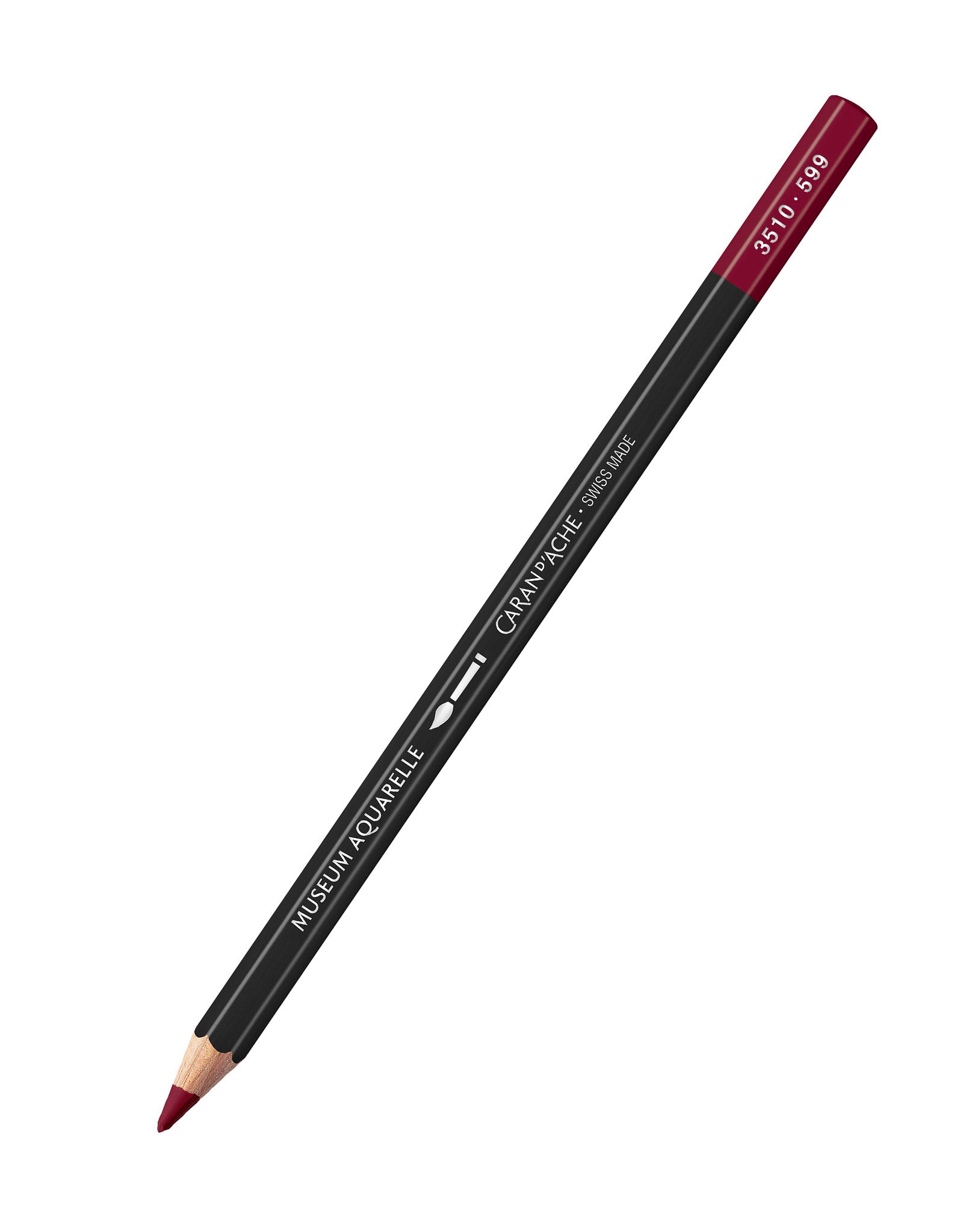 Caran d'Ache Caran D'Ache Museum Aquarelle Colored Pencils, Crimson Aubergine