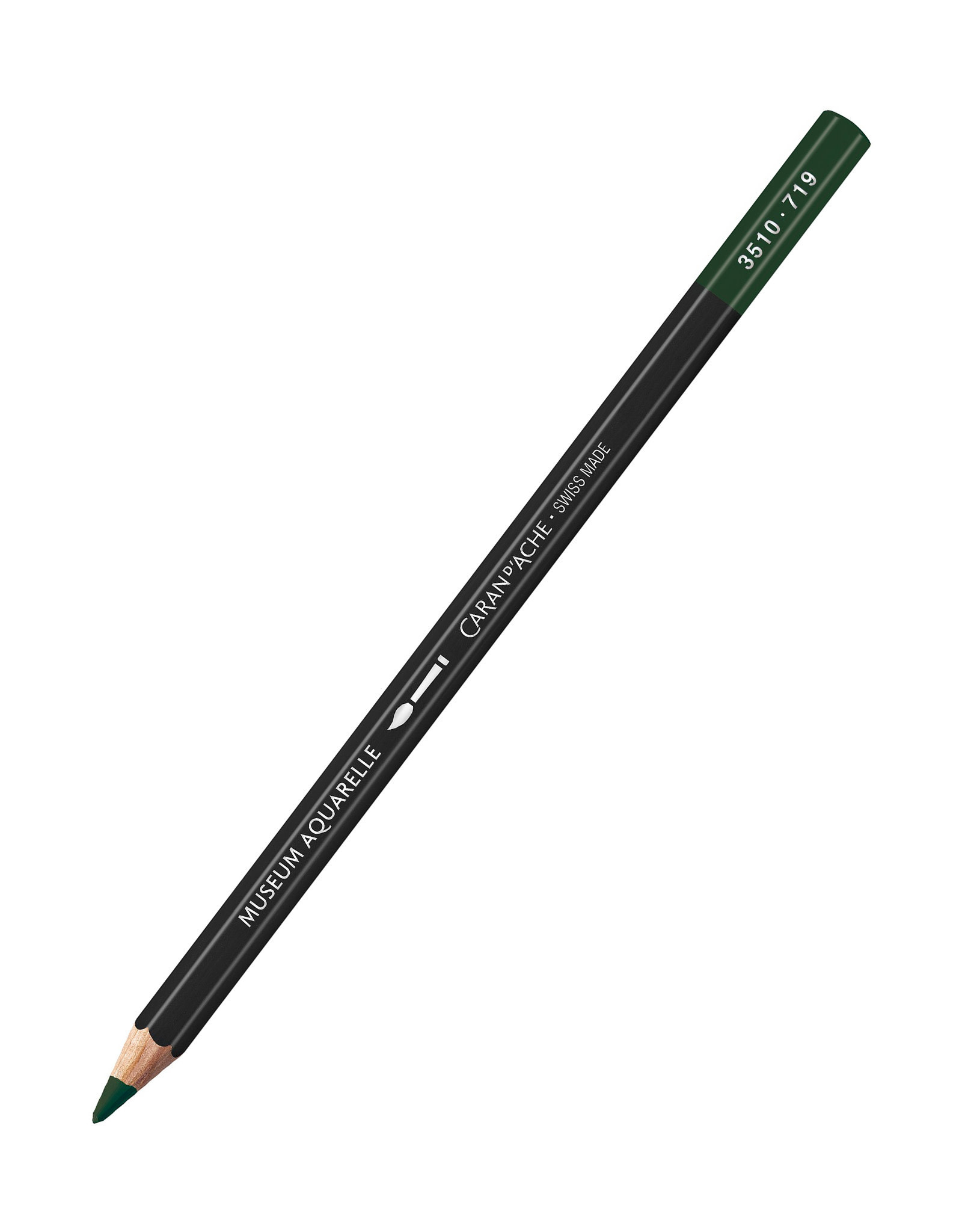 Caran d'Ache Caran D'Ache Museum Aquarelle Colored Pencils, Dark Green