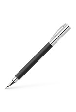 Ambition Fountain Pen, Black Resin (M)