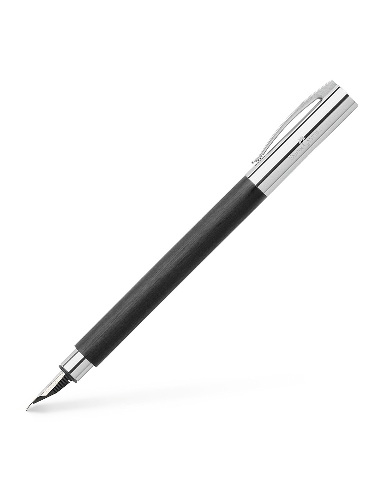 FABER-CASTELL Ambition Fountain Pen, Black Resin (M)