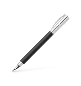 FABER-CASTELL Ambition Fountain Pen, Black Resin (M)