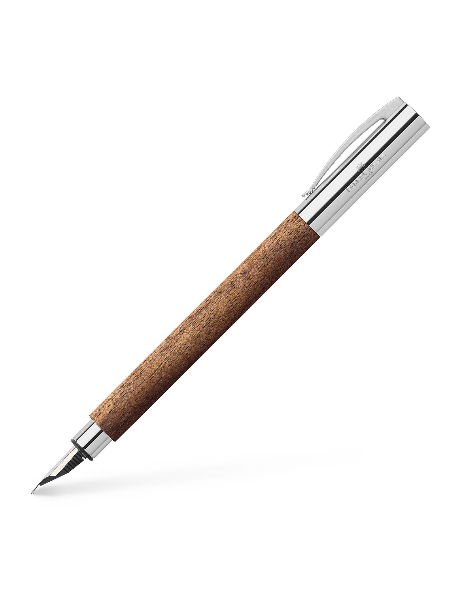 FABER-CASTELL Ambition Fountain Pen, Walnut (M)