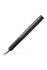 FABER-CASTELL Essentio Fountain Pen, Black Carbon (M)