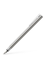 FABER-CASTELL NEO Slim Fountain Pen, Polished Stainless Steel (EF)