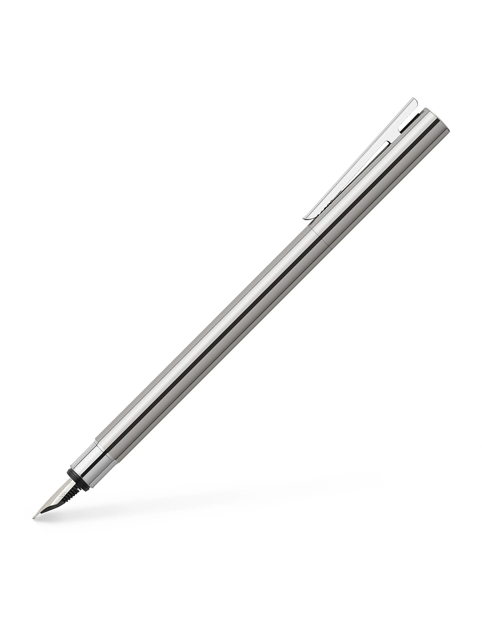 Faber-Castell Fountain Pen, EF Stainless Steel Polished NEO Slim - The ...